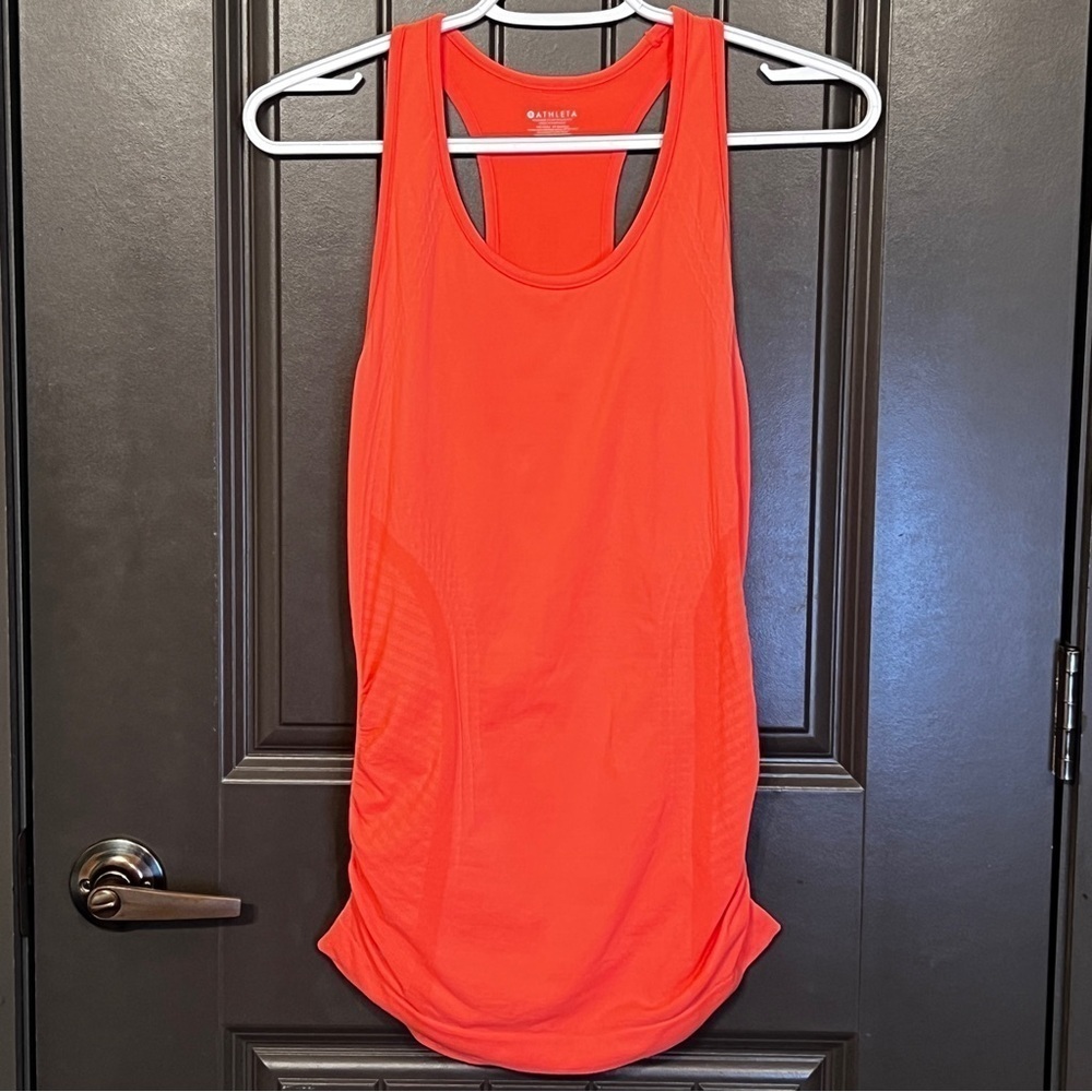 ATHLETA Coral Racerback Athletic Top, Size Extra Small